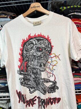 Brand x Terminator graphic T-Shirt white